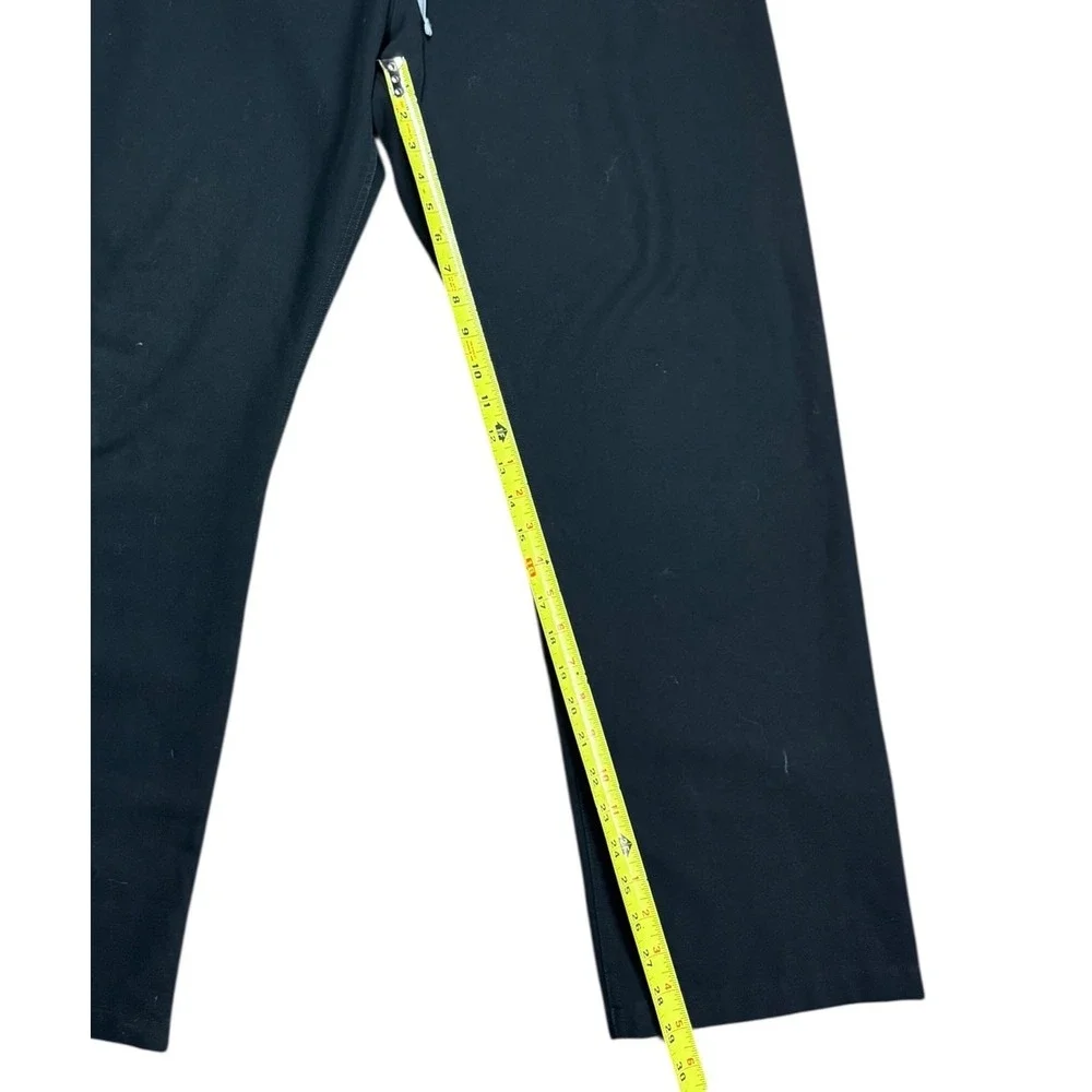 FIGS Black Straight Leg Scrub Pants Mens XL‎ Drawstring Elastic Waist Medical
